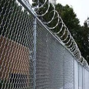New York, Business, Top-Tier Van Nuys Barb Wire Perimeter Fencing
