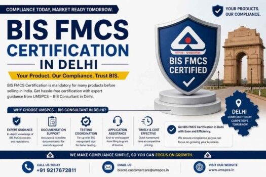 New Delhi, Legal, How Do I Get BIS FMCS Certification In Delhi?