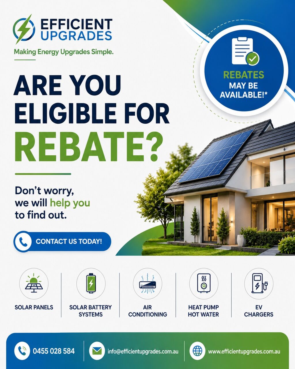 Melbourne, Electronics, AUD 4999,  Are You Eligible For Energy Rebates? Find Out Today!