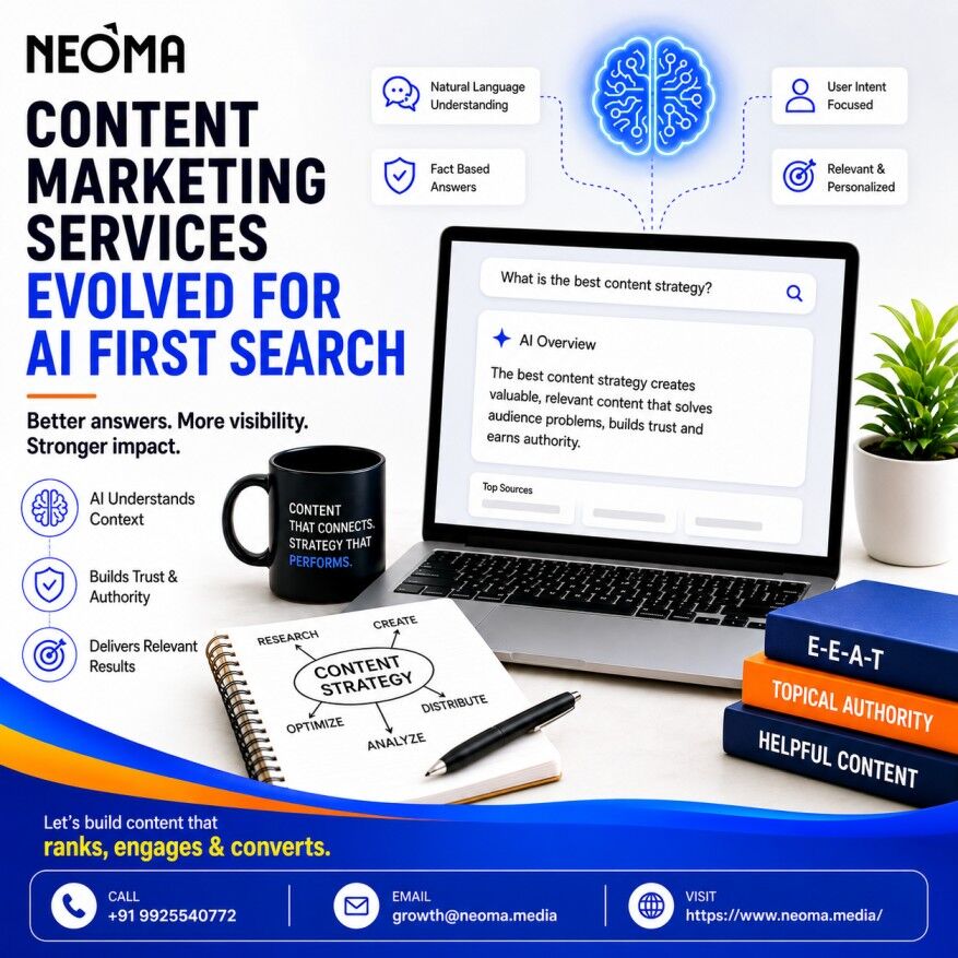 Ahmedabad, Marketing, Content Marketing Services To Boost Content Performance & AI Visibility