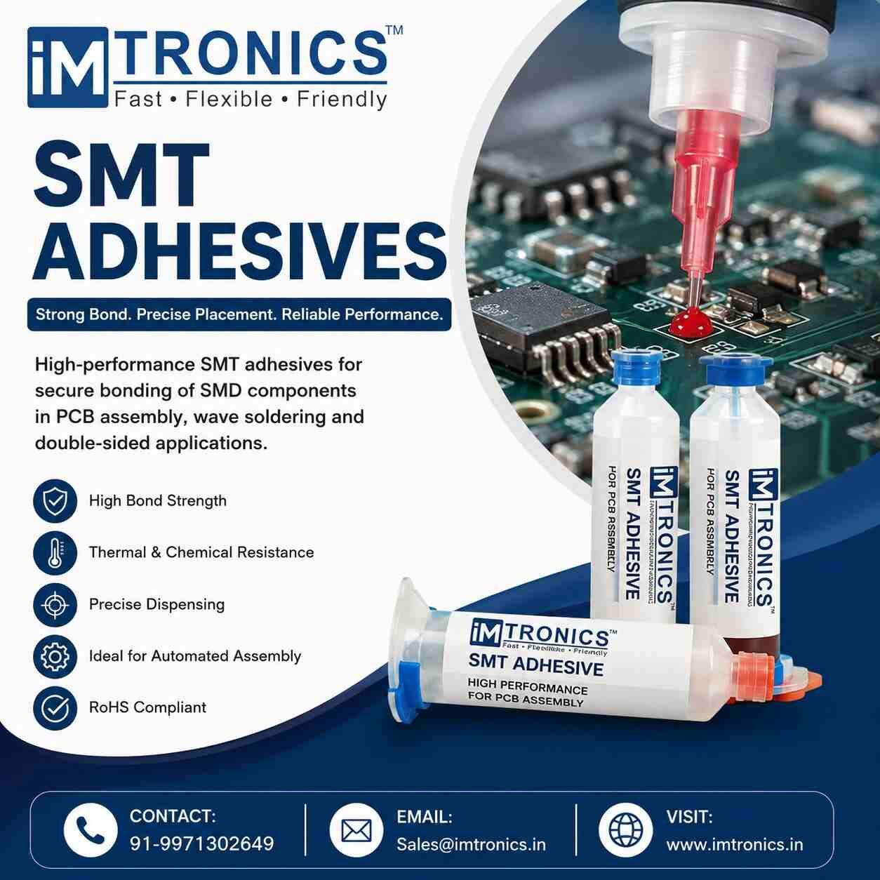 Noida, Industrial Machinery, High-Performance SMT Adhesives For Electronics Manufacturing