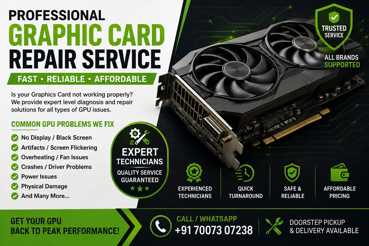 Lucknow, Electronics, INR 250,  Professional Graphic Card Repair Service In Lucknow