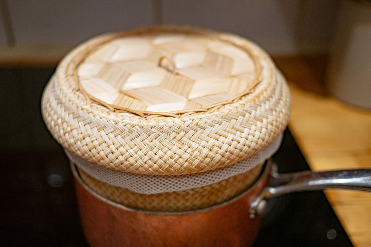 London, Business, Buy A Bamboo Sticky Rice Basket For Traditional Rice Serving