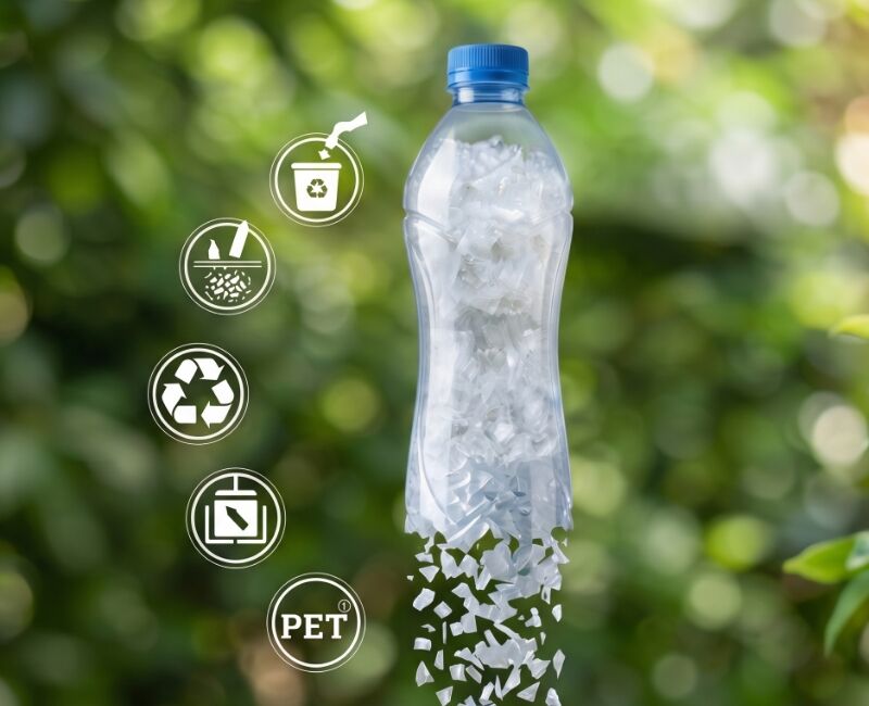 Ahmedabad, Recycling, High Quality Hot Washed PET Flakes