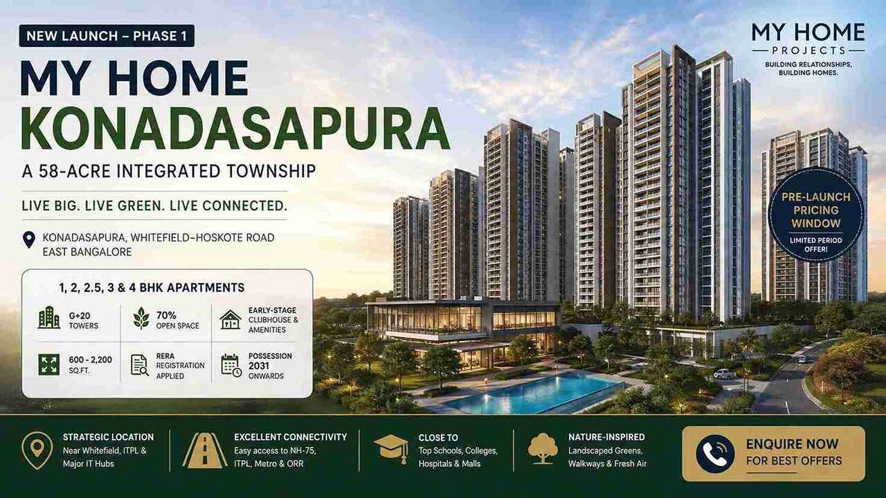 Bangalore, Businesses For Sale, My Home Projects In Bangalore &ndash; My Home Konadasapura