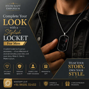 New Delhi, Jewelry, Complete Your Look With A Stylish Locket For Men