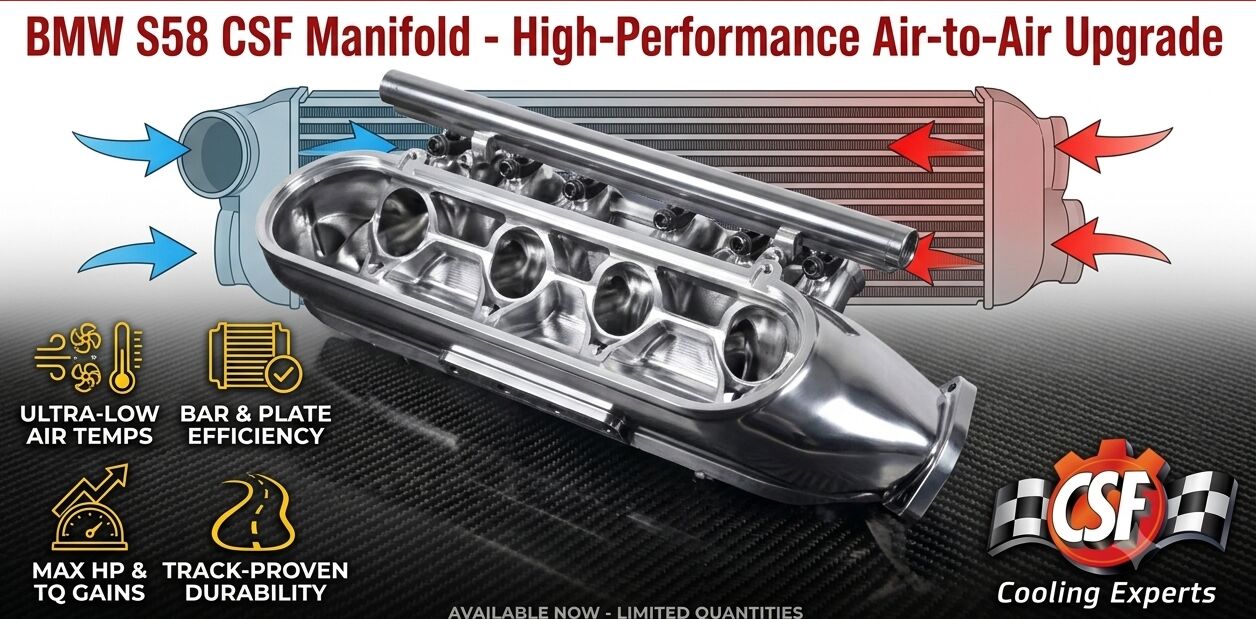 London, Auto Parts, GBP 3996,  BMW S58 CSF Manifold - High-Performance Air-to-Air Upgrade