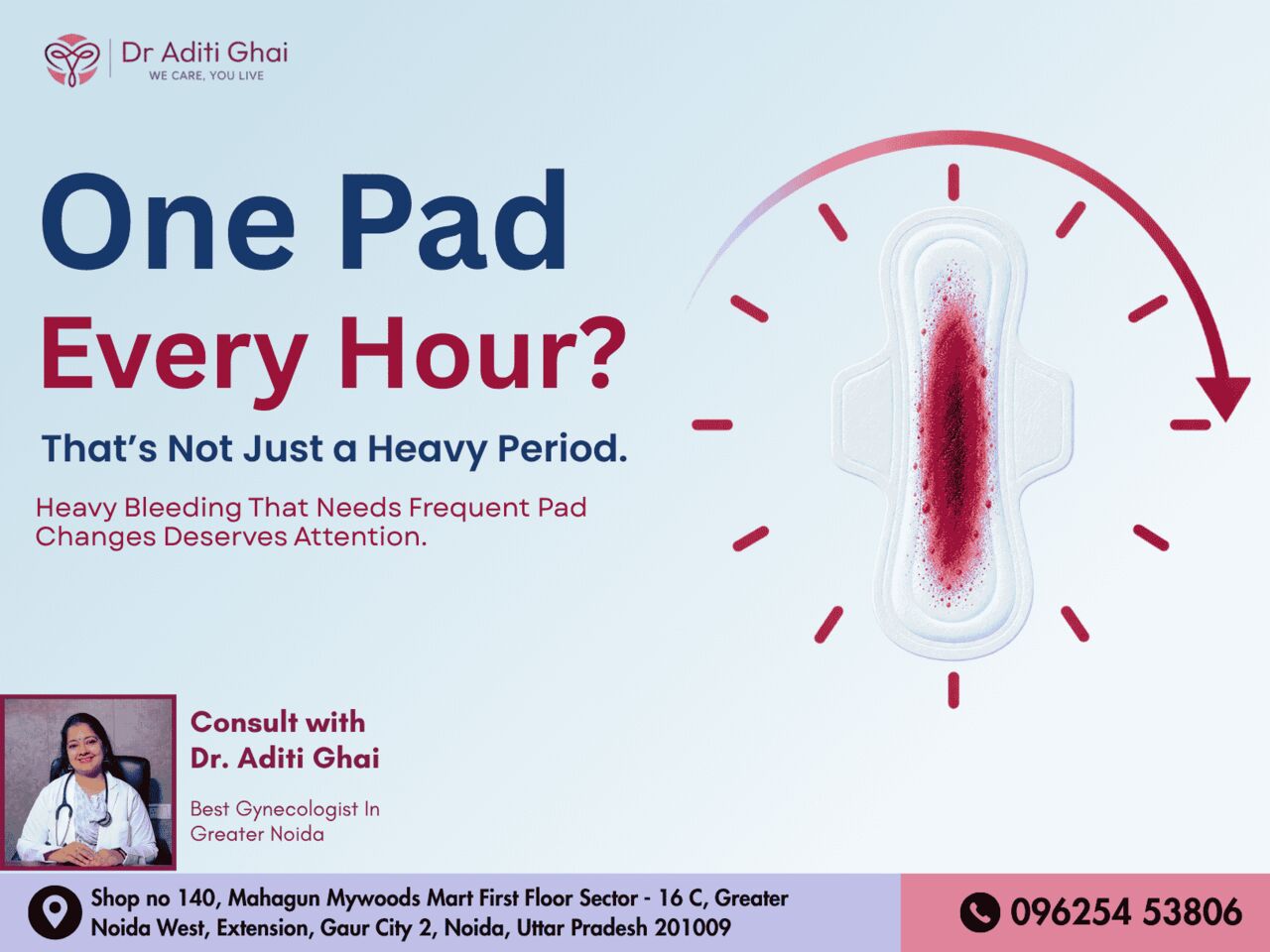 Noida, Health & Beauty Items, Best Gynecologist In Greater Noida For Heavy Periods