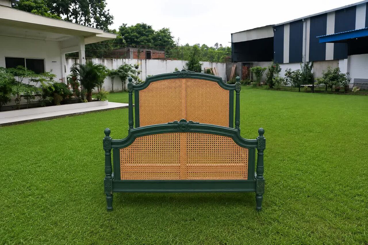 Mumbai, Furniture, INR 200000,  Versailles Louis XVI Caned Bed | Handcrafted French Furniture