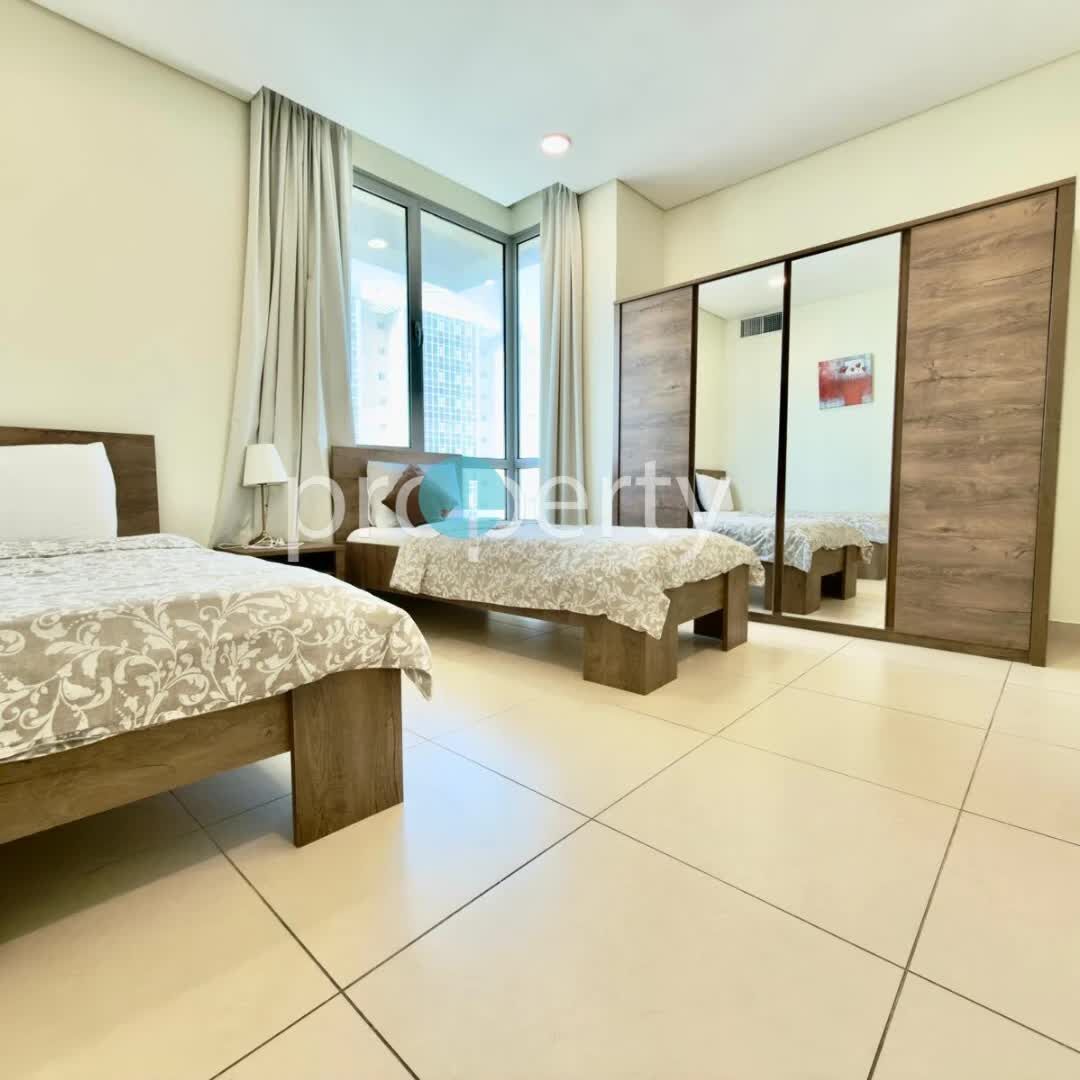 Salmiya, Apartments, Flats, Houses & Villas, KWD 1150/month,  3 BR,  Three Bedroom Seaview Furnished Duplex For Rent In Salmiya, Kuwait