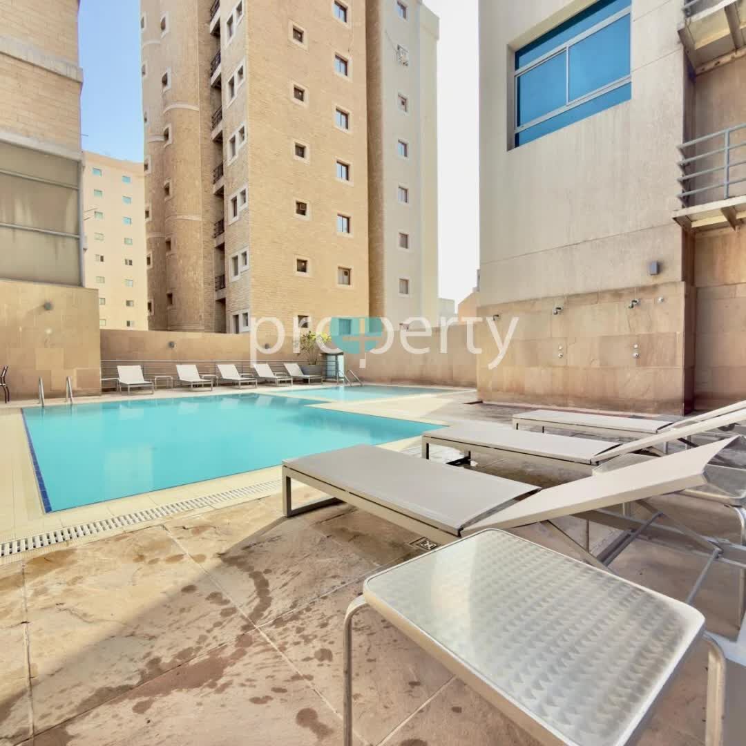 Salmiya, Apartments, Flats, Houses & Villas, KWD 1150/month,  3 BR,  Three Bedroom Seaview Furnished Duplex For Rent In Salmiya, Kuwait