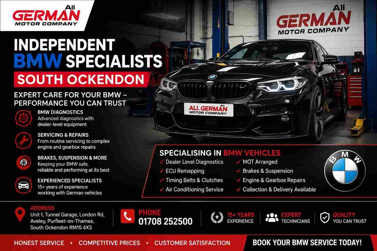 London, Automotive, Independent BMW Specialists South Ockendon For Expert Car Care