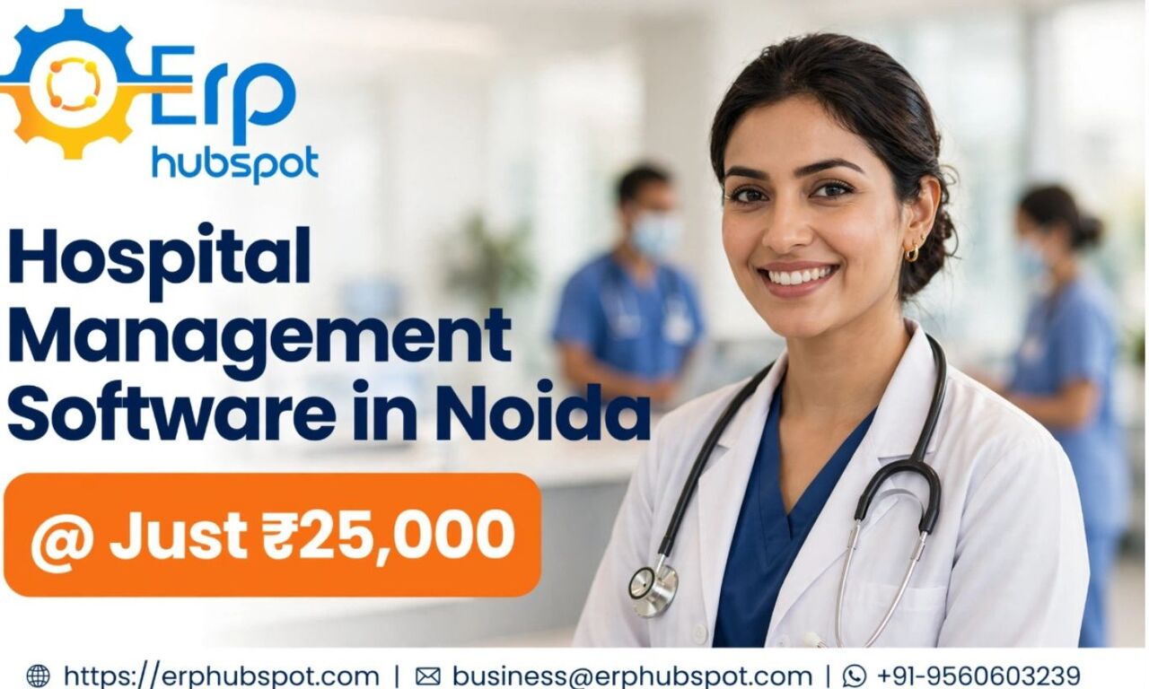 Noida, Software Development, Top Healthcare ERP Software Provider In Noida | ERP Hubspot