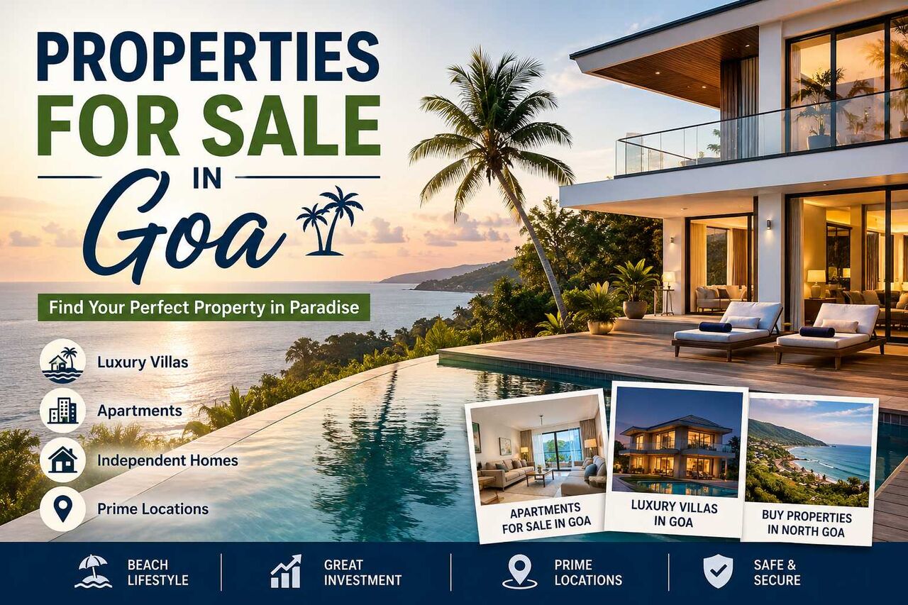 Mumbai, Real Estate For Sale, 3 BR,  1200 Sq. Meter,  Buy Properties In North Goa &ndash; Explore Homes, Villas & Plots