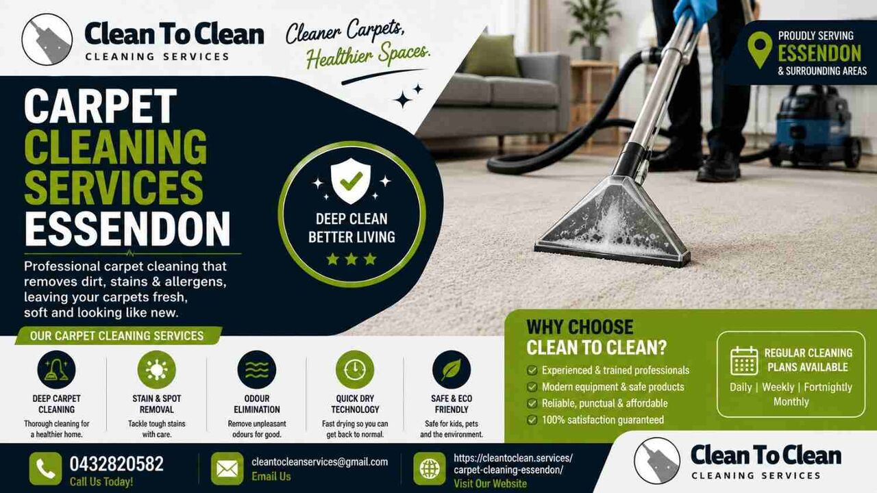 Melbourne, Cleaning, Carpet Cleaning Services Essendon