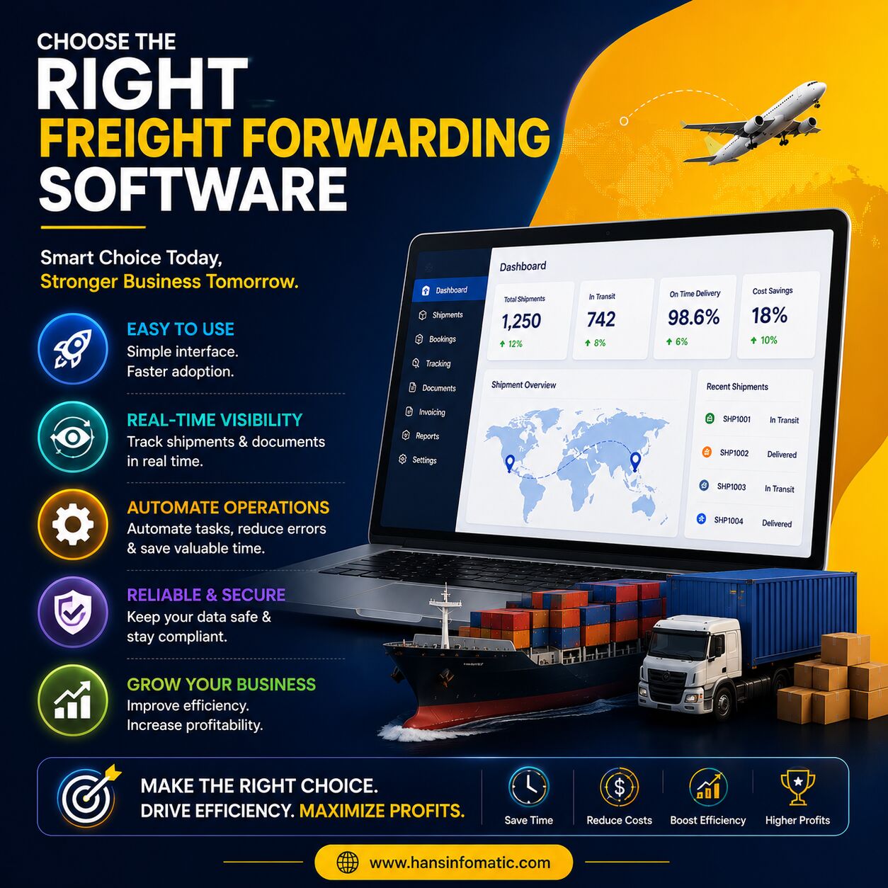 Mumbai, Logistics, Streamline Your Freight Business With Advanced Freight Forwarding ERP Software
