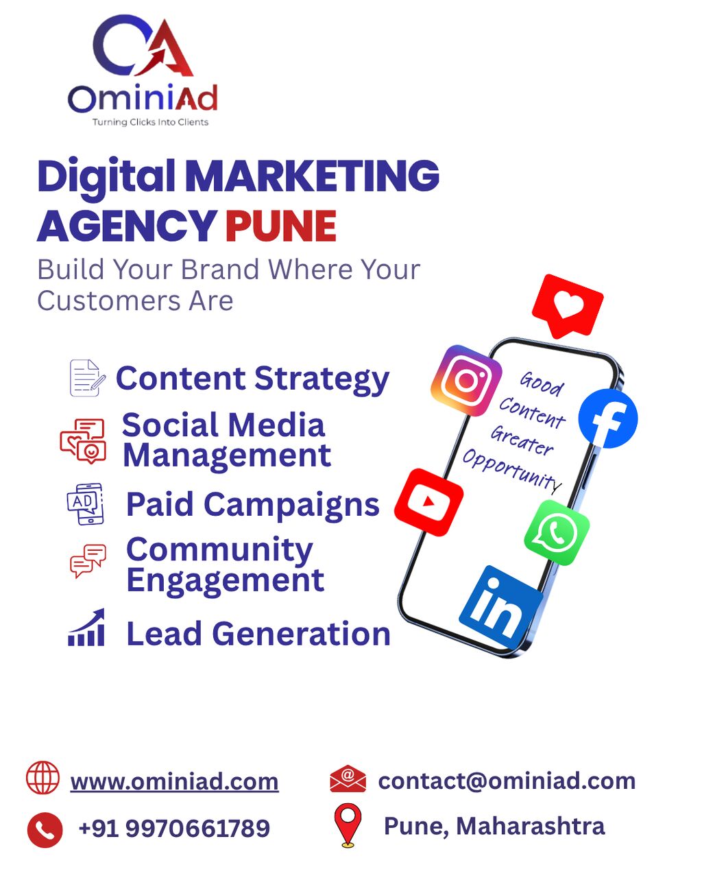 Pune, Marketing, Digital Marketing Agency In Pune | Ominiad