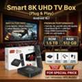 BHD 13,  8K Smart TV Box 5G With Android 16 Free All News & Sports Channels, Series & Latest Movies