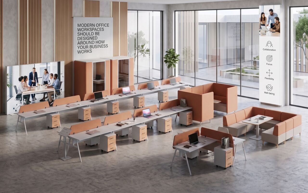 Dubai, Furniture, AED 5000,  Modern Office Workspaces Should Be Designed Around How Your Business Works