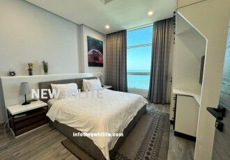 Mahboula, Apartments, Flats, Houses & Villas, KWD 550/month,  Furnished,  2 BR,  SEA VIEW FURNISHED TWO BEDROOM APARTMENT FOR RENT IN MAHBOULA