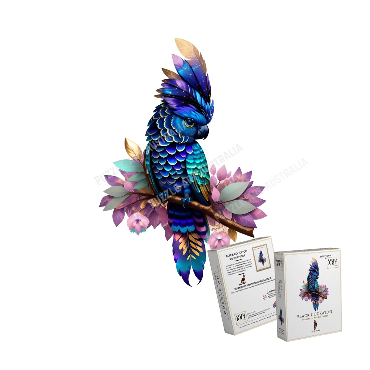 Sydney, Baby & Kid Stuff, AUD 55,  Black Cockatoo - Puzzle Art Australia - Glossy Black Cockatoo Puzzle