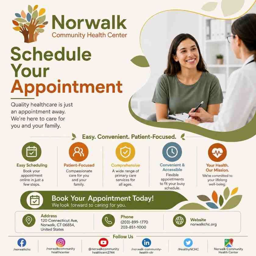 New York, Health, Request An Appointment | Norwalk Community Health Center