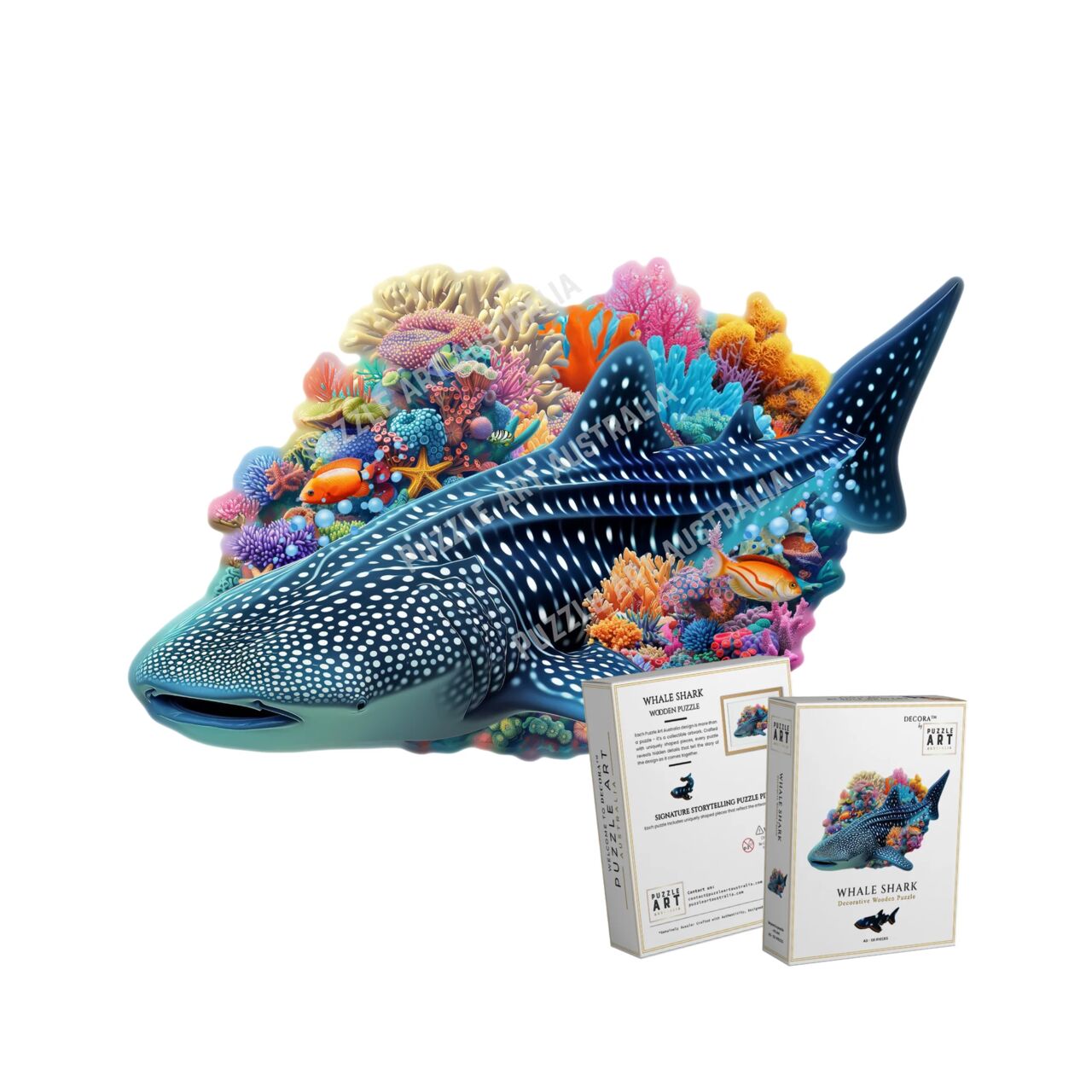 Sydney, Baby & Kid Stuff, AUD 55,  Whale Shark - Puzzle Art Australia - Whale Shark Wooden Puzzle Australia