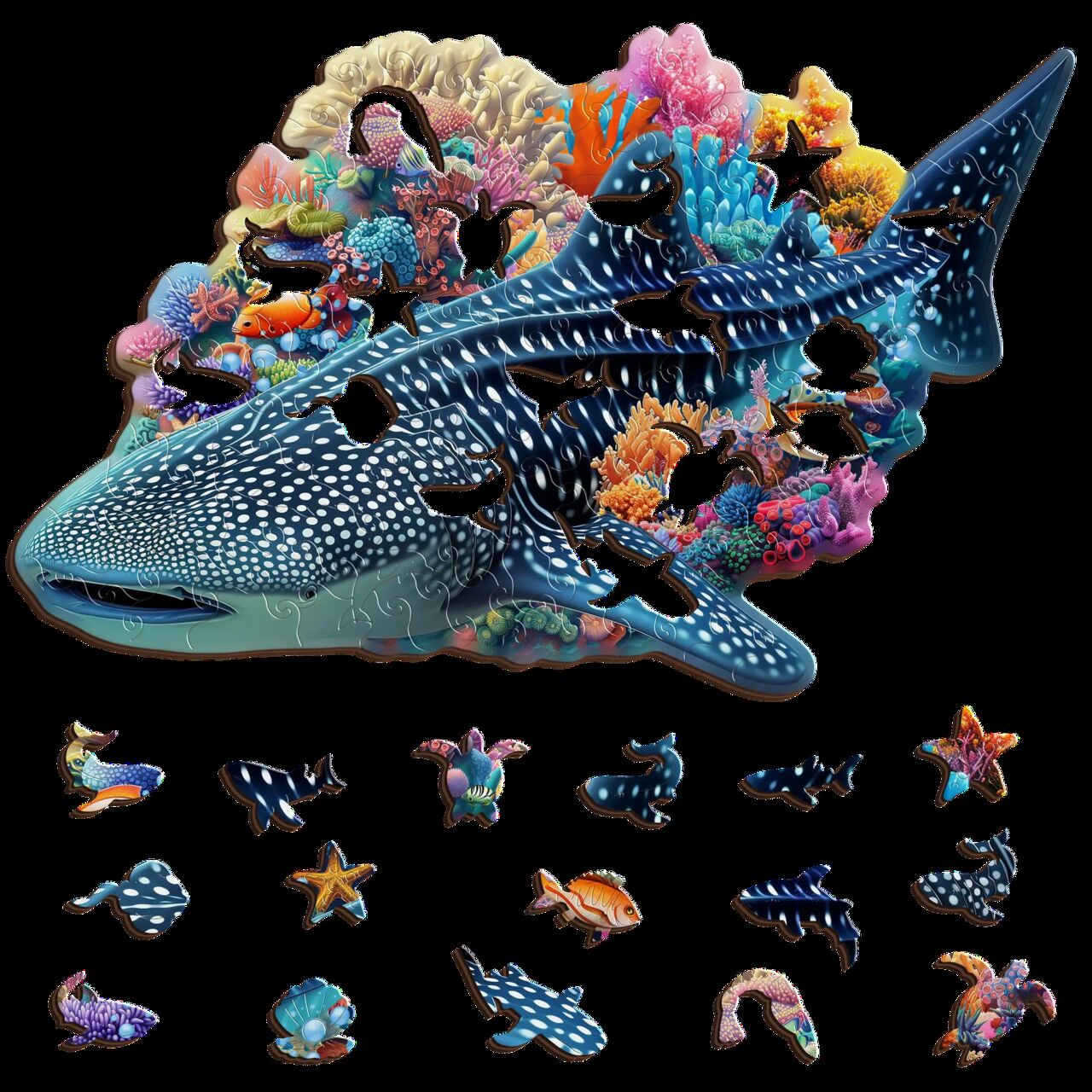 Sydney, Baby & Kid Stuff, AUD 55,  Whale Shark - Puzzle Art Australia - Whale Shark Wooden Puzzle Australia