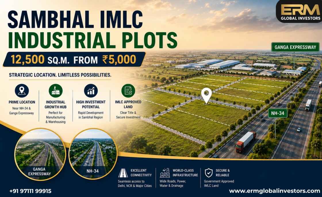 Noida, Industrial Land, Sambhal IMLC Industrial Plots | 12,500 Sq.m. From ₹5,000