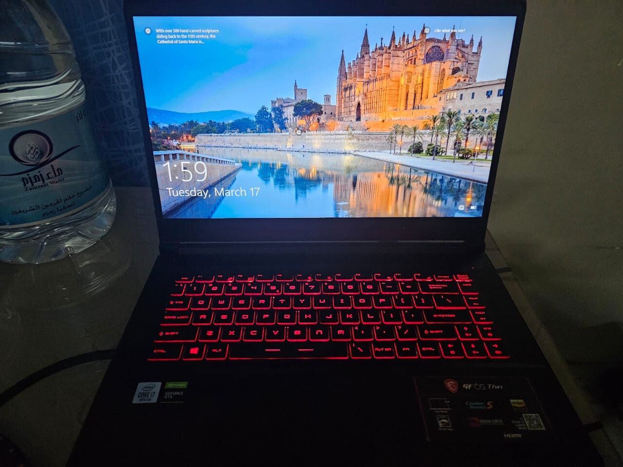 Riyadh, Computers, SAR 1800,  MSI Gaming Laptop Gf 65 Thin 10SDR (1)