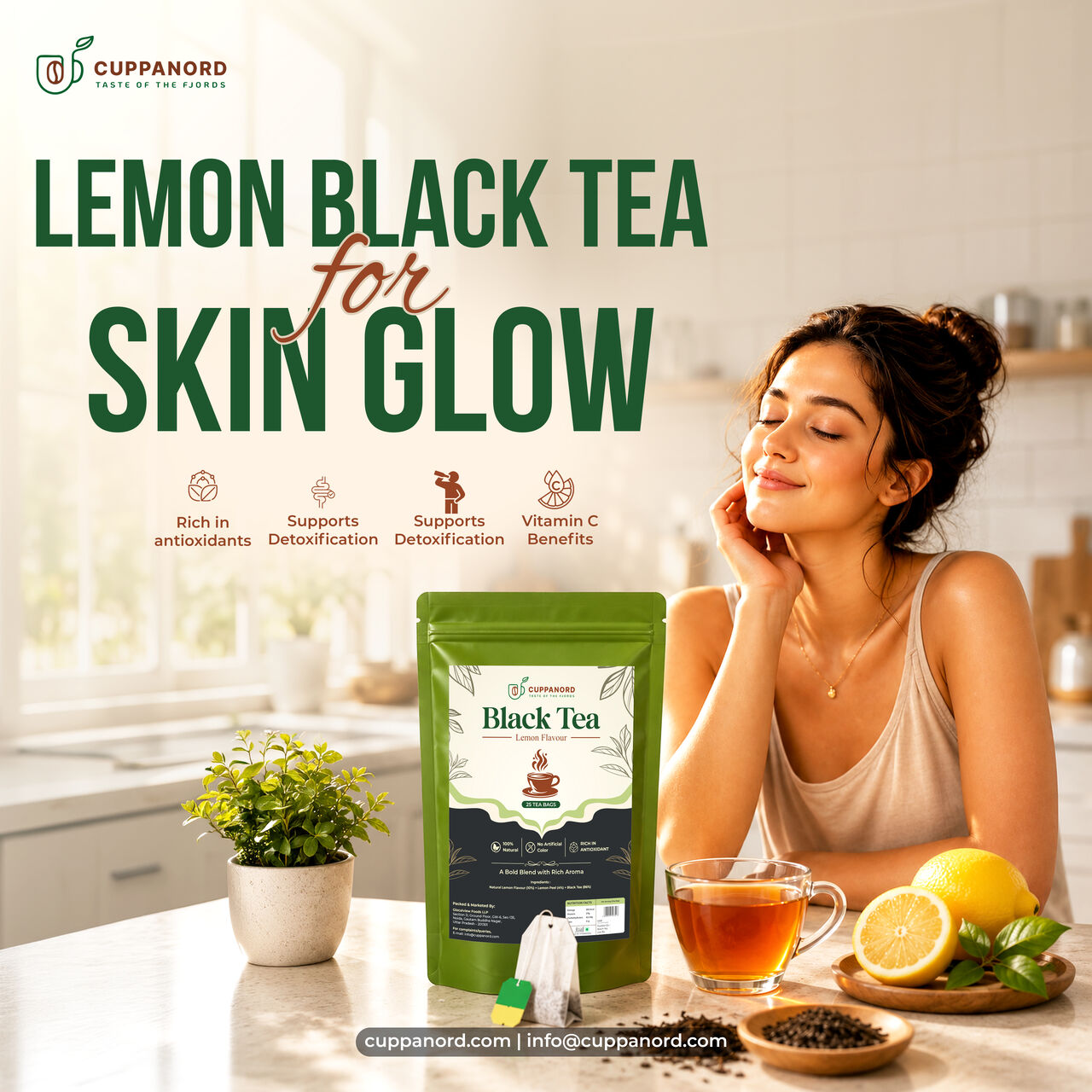 Noida, Business, Lemon Black Tea For Skin Glow: What Are The Benefits For Busy Professionals?