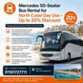 Mercedes 50-Seater Bus Rental For North Coast Day Use &ndash; Enjoy Sidi Abdel Rahman Beach With
