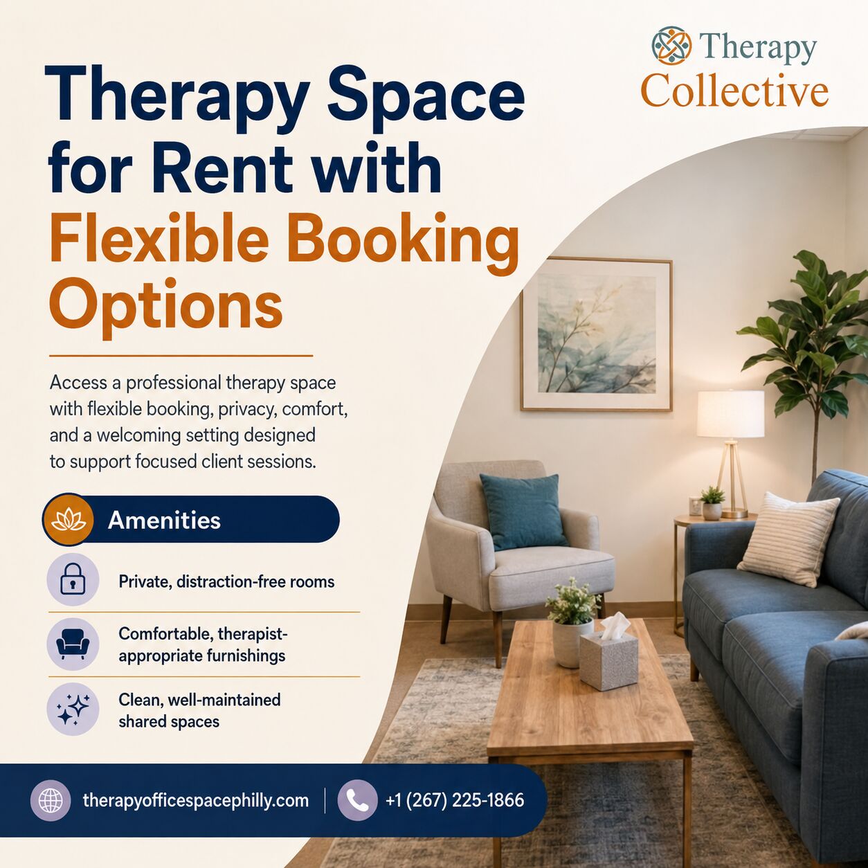 New York, Business, Affordable Therapy Space For Flexible Client Sessions