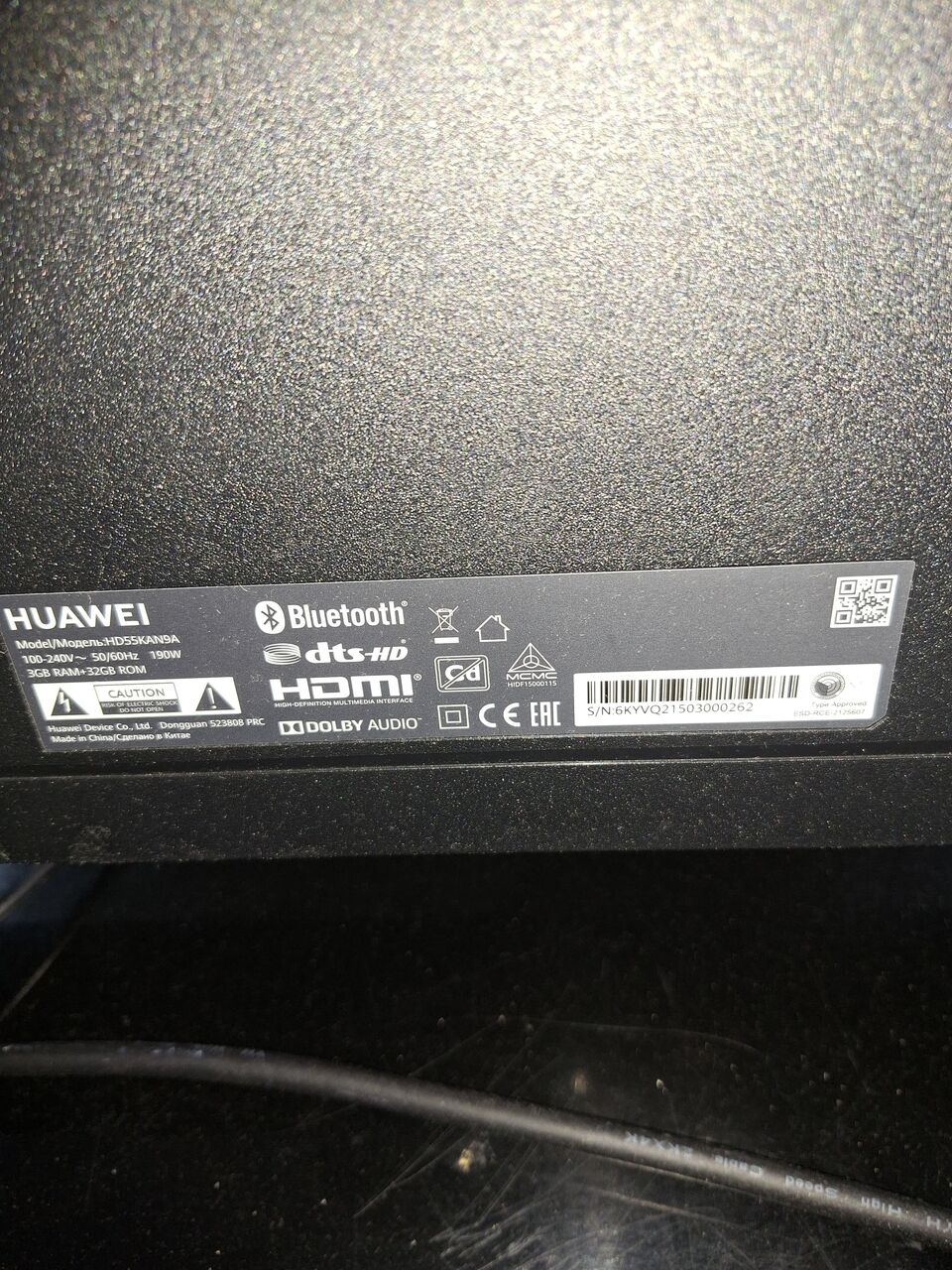Khobar, Electronics, SAR 1350,  Huawei Vision S Smart TV 55 Inch 4k HDR With Camera And Skyworth Smart Box