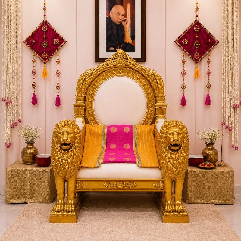 Lucknow, Furniture, INR 110000,  Handcrafted Guruji Chair For Satsang & Darbar