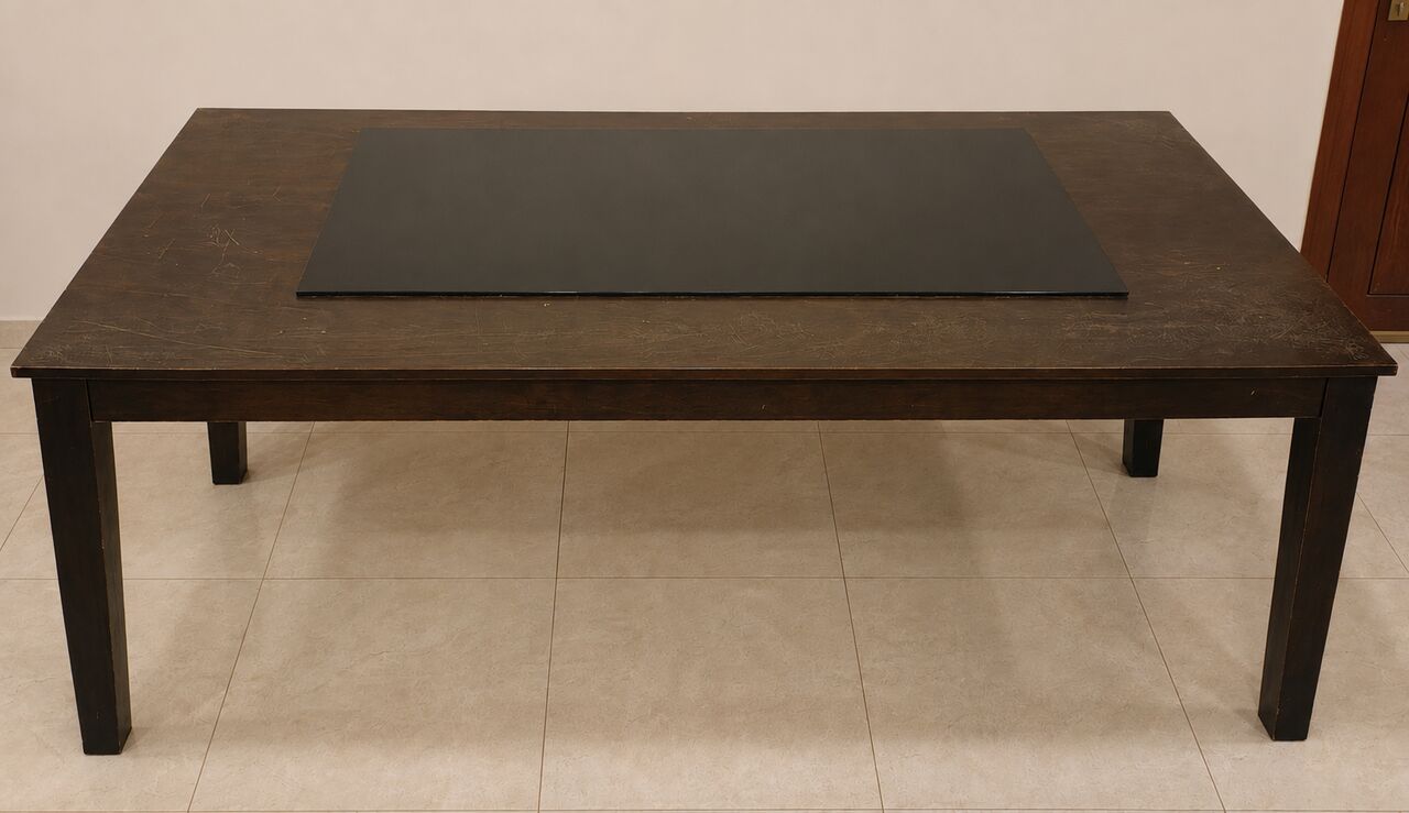 Manama, Furniture, BHD 40,  Large Wooden Dining Table For Sale W/o Chairs