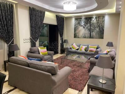 Amman, Apartments, Flats, Houses & Villas, JOD 18000/year,  Furnished,  3 BR,  Furnished Apartment For Rent In Dabouq