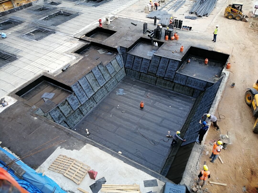 Yanbu, Construction, Tank Lining , Wet Area ( Toilet ) , Roof Water Proofing & Thermal Insulation