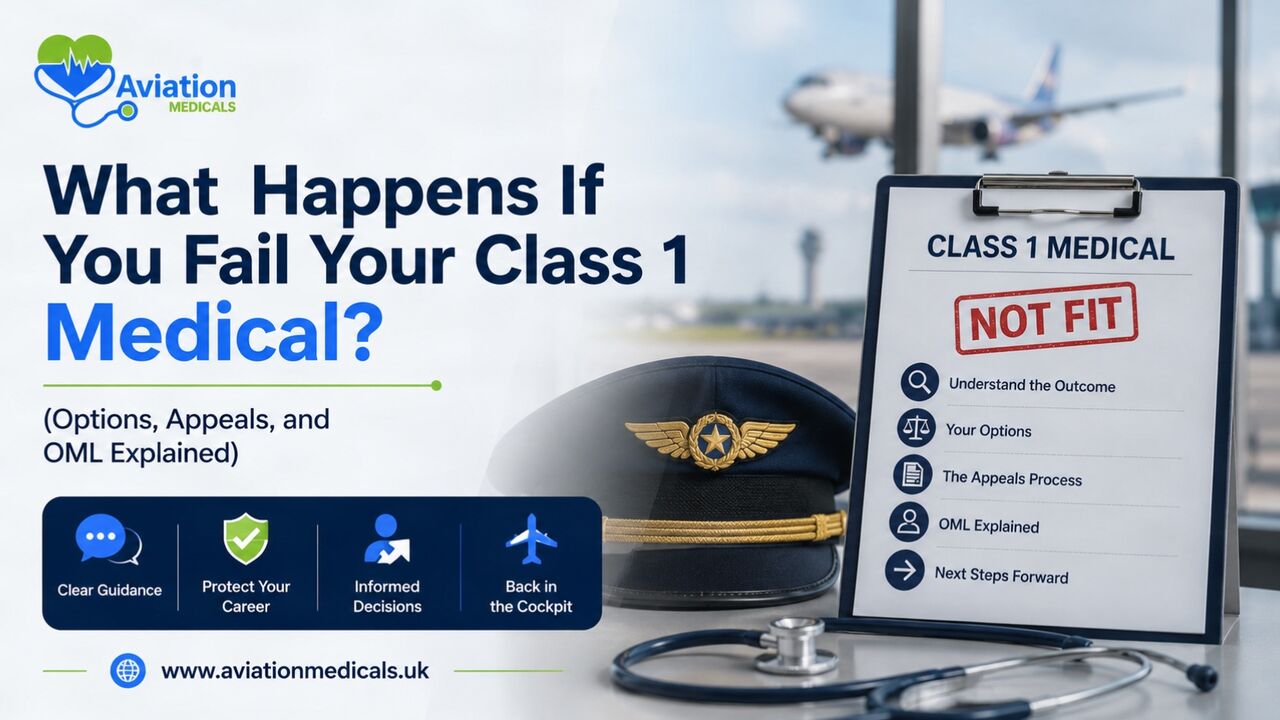 London, Medical, What Happens After A Failed Class 1 Renewal: Your Options As A UK Pilot