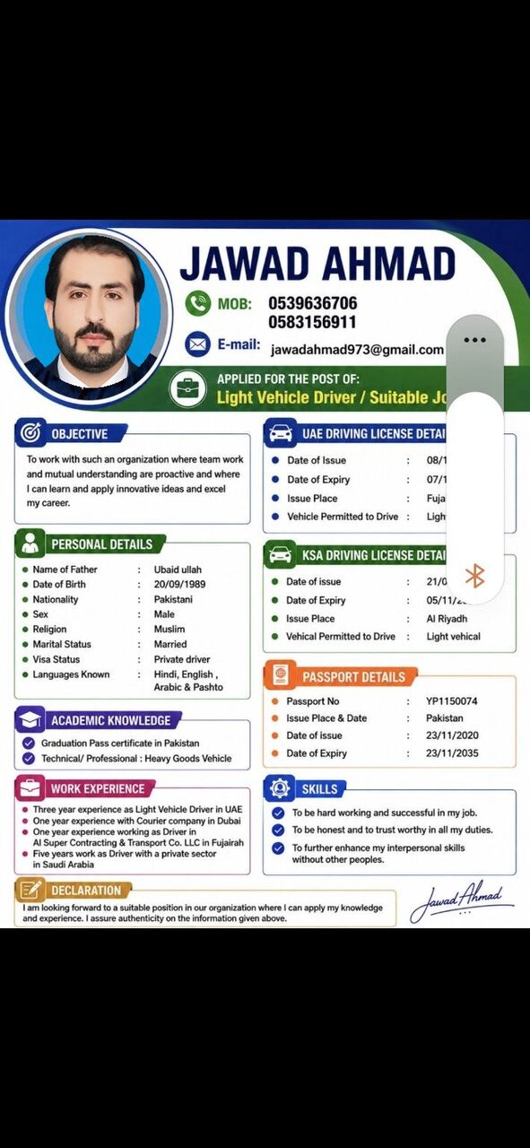 Al Masiaf, Job Seekers, Applying For Driver Position