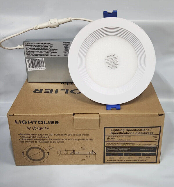 New York, Daycare, 4-Inch Wafer Light | Round LED Downlight, Bright 5CCT