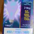 USD 46,  3 Way Light Bulb, Reliable A19 & E39 Base Options