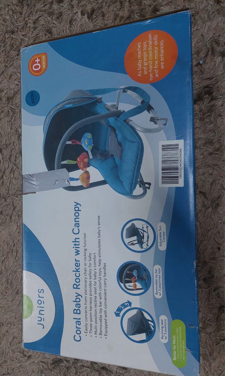Jubail, Baby & Kid Stuff, SAR 220,  Coral Baby Rocker (100SR) And High Chair (120SR)