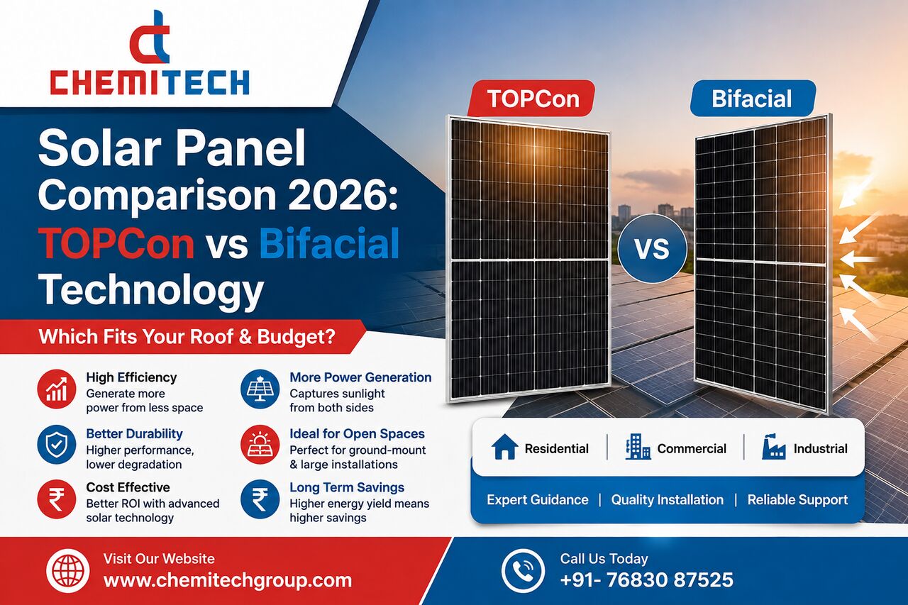Noida, Industrial Machinery, TOPCon Vs Bifacial Solar Panels In 2026