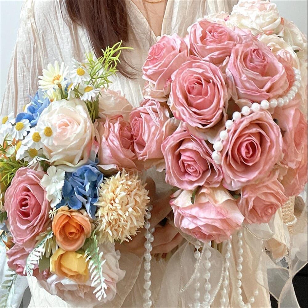 Brisbane, Household Items, AUD 46,  Pink Rose Wedding Bouquet For Sale In Australia