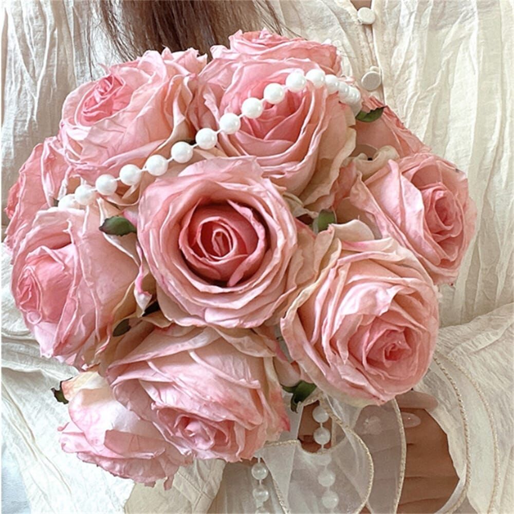 Brisbane, Household Items, AUD 46,  Pink Rose Wedding Bouquet For Sale In Australia