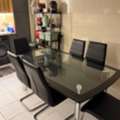 SAR 650,  Homecentre Glass Dining Table For Sale