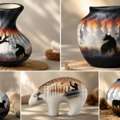 Bear Themed Pottery: Handcrafted Decor & Unique Bear Vases &ndash; CMPottery