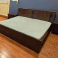BHD 30,  Ikea Bed With Mattress And Side Table For Sale
