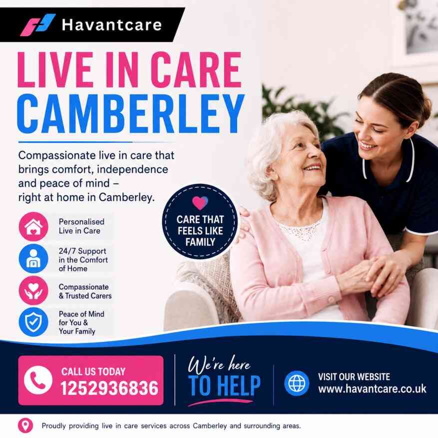 London, Health, Live In Care Camberley For Trusted Support At Home